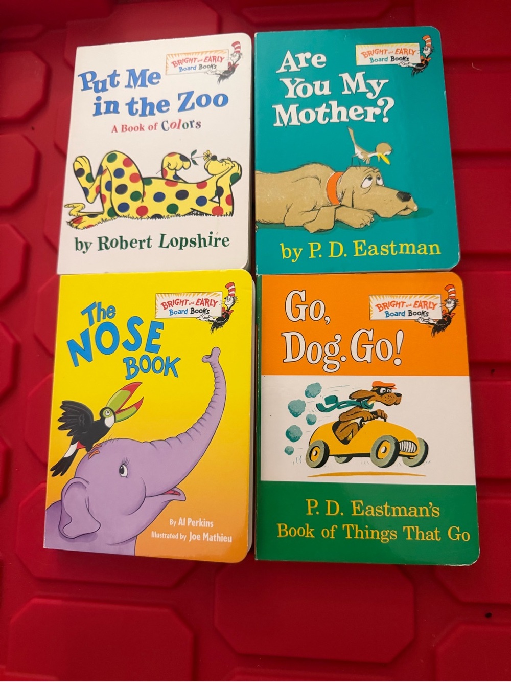 Dr. Seuss Bright and Early Board Books Set of 4 Toddler Books